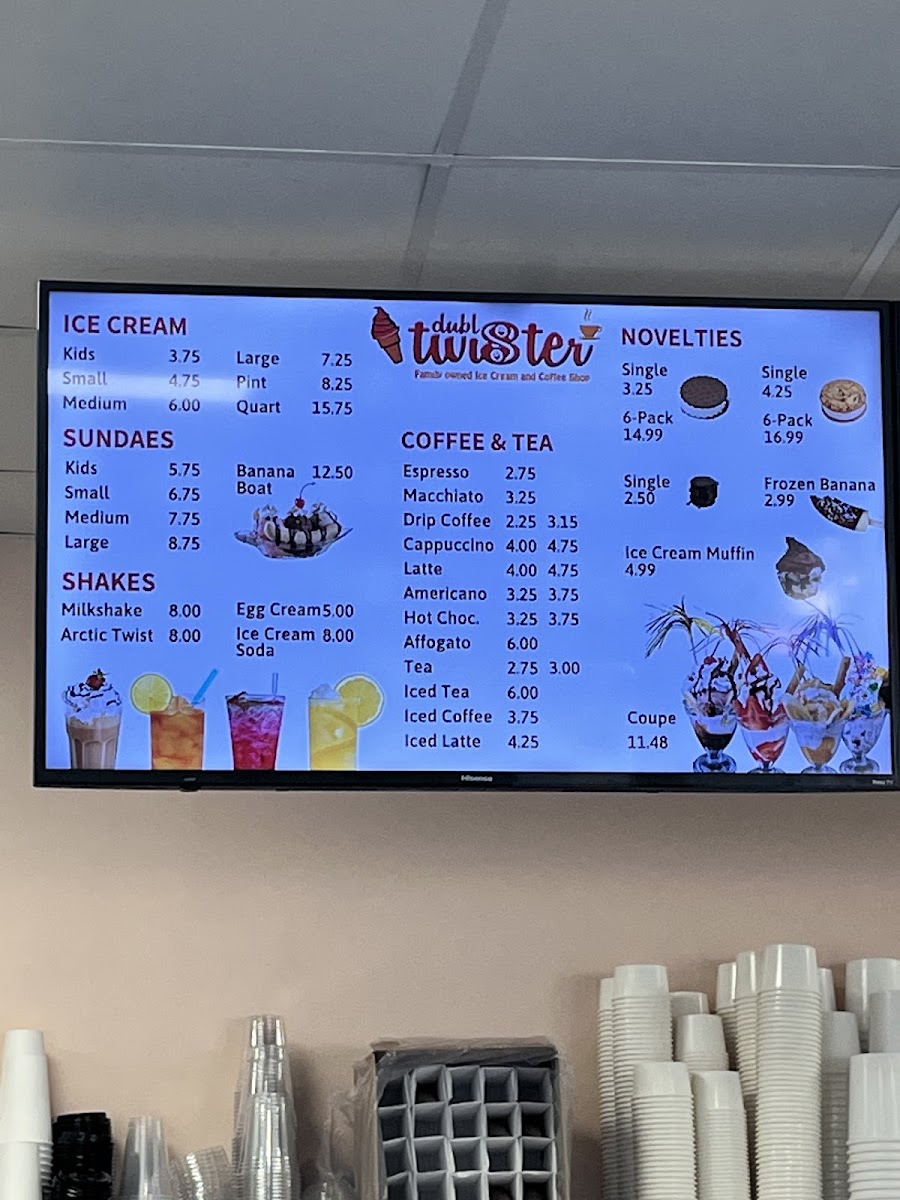 Dubl Twister Ice Cream Photo Menu 2