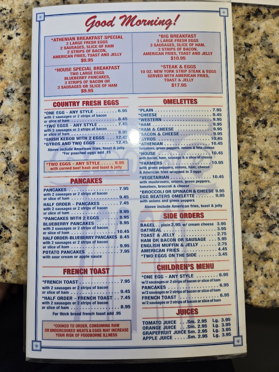 Athenian Shish Kebob Photo Menu 1