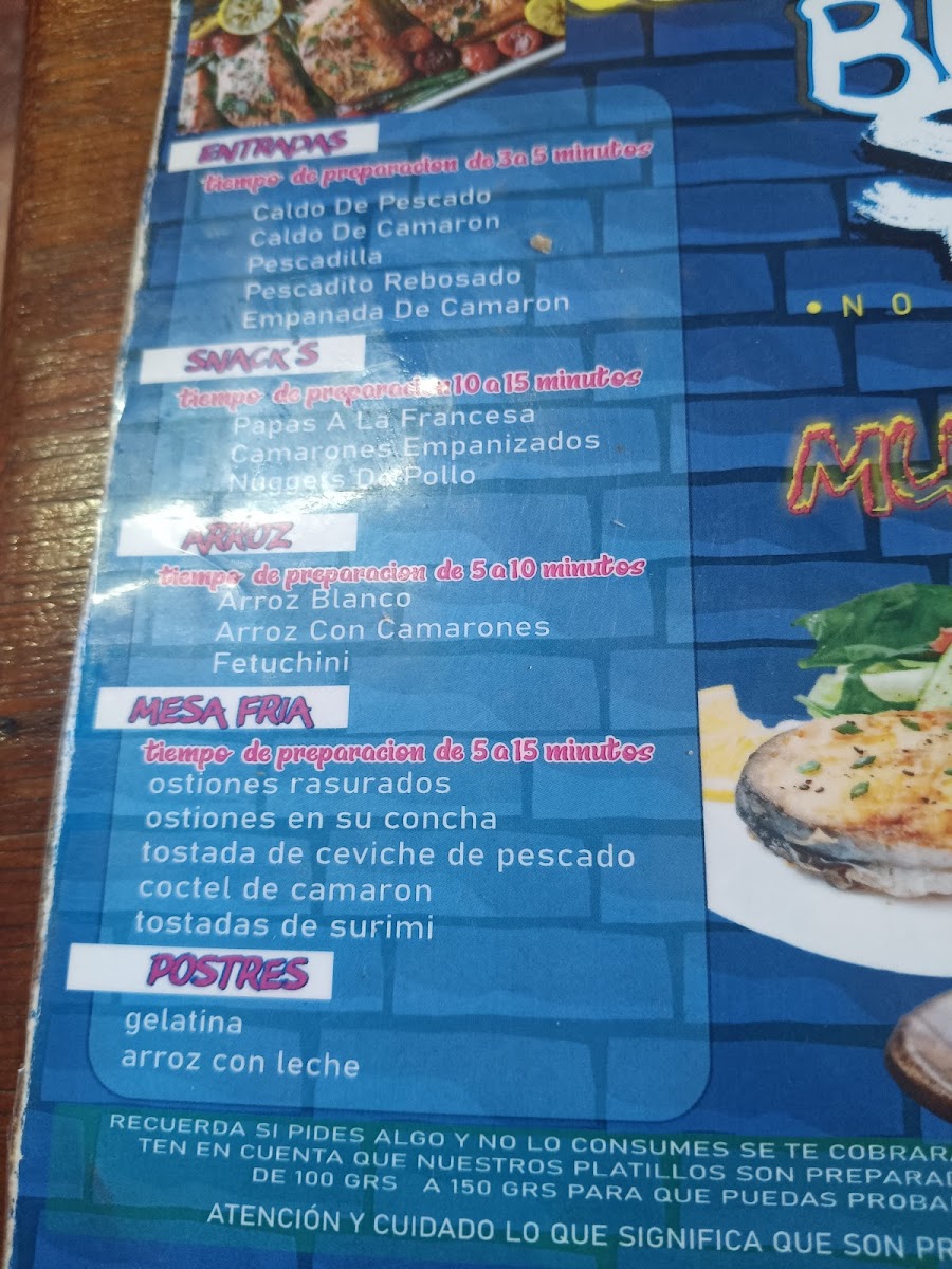 Marisqueria de Real Photo Menu 4