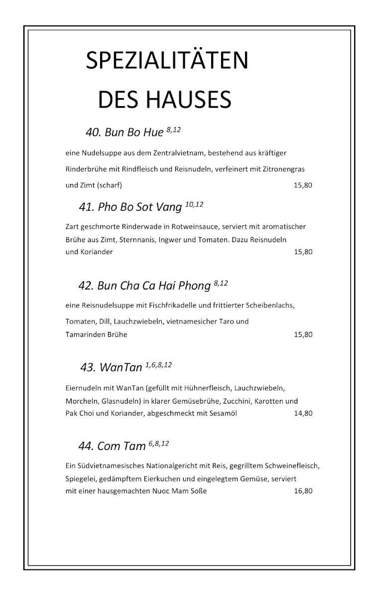 Fam Linh Vegan & Vietnamese Cuisine Photo Menu 2