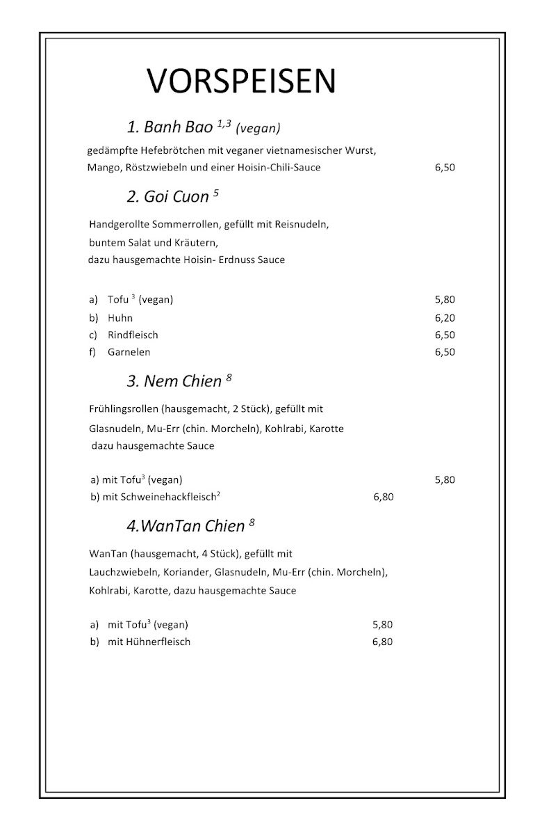 Fam Linh Vegan & Vietnamese Cuisine Photo Menu 4