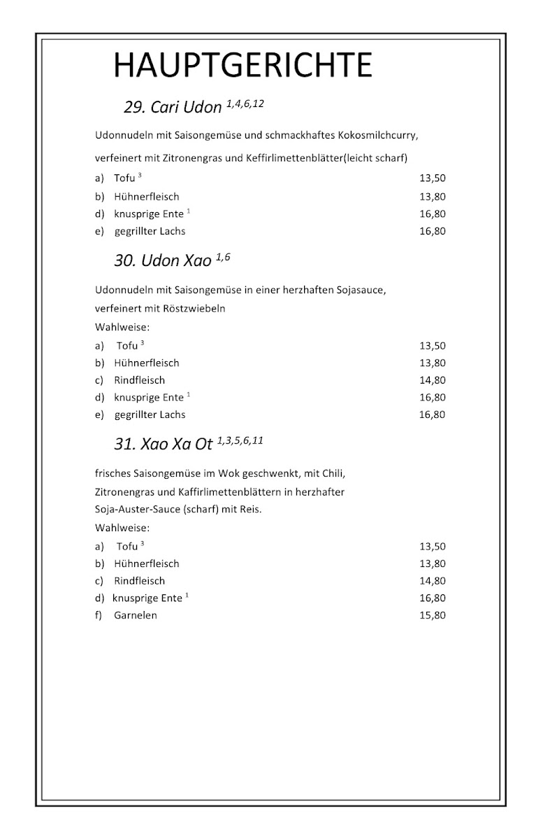 Fam Linh Vegan & Vietnamese Cuisine Photo Menu 7