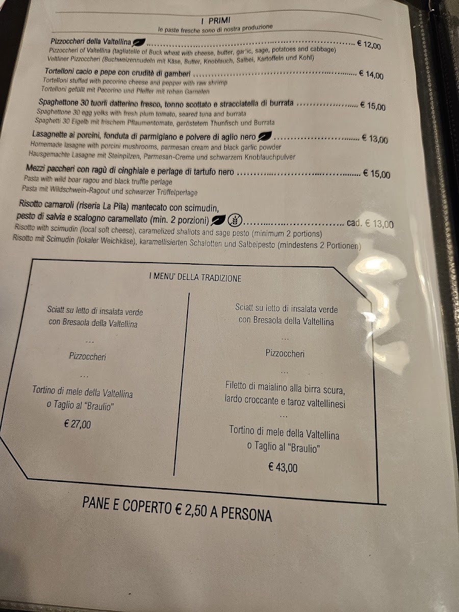 Parravicini Restaurant e Wine Photo Menu 10