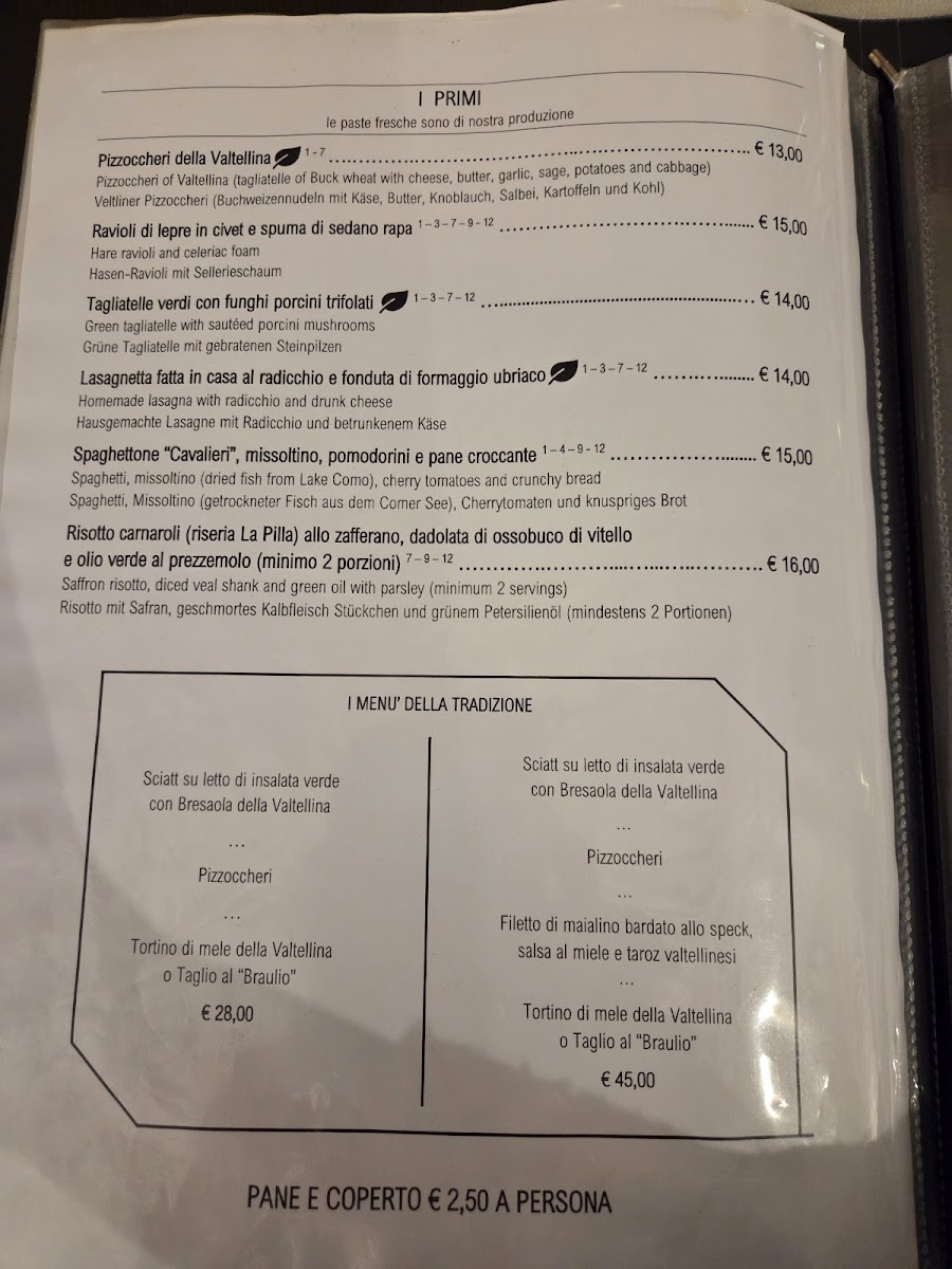Parravicini Restaurant e Wine Photo Menu 6