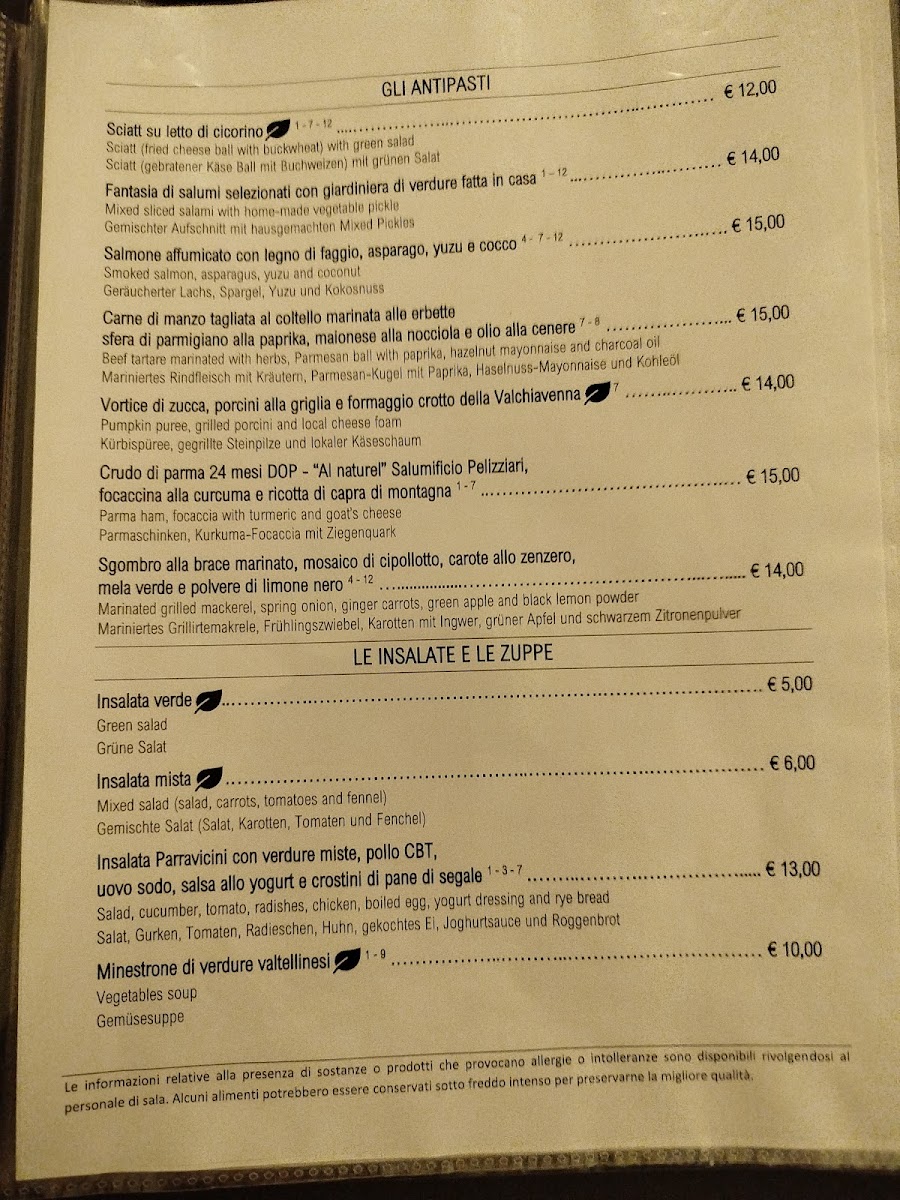 Parravicini Restaurant e Wine Photo Menu 8