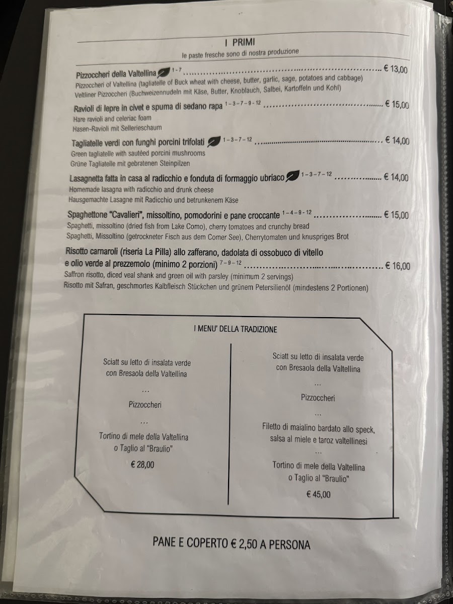 Parravicini Restaurant e Wine Photo Menu 9