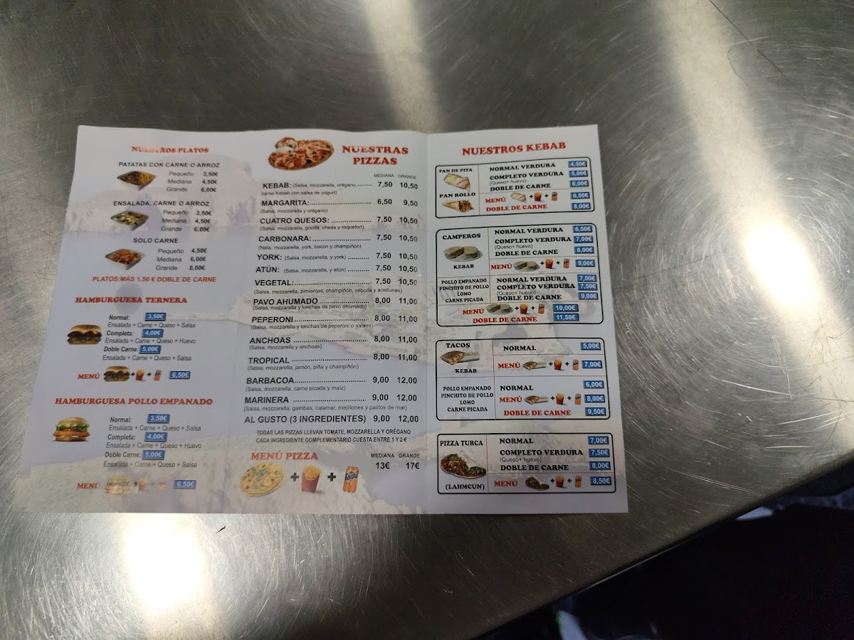 Chafarinas fast food Photo Menu 1