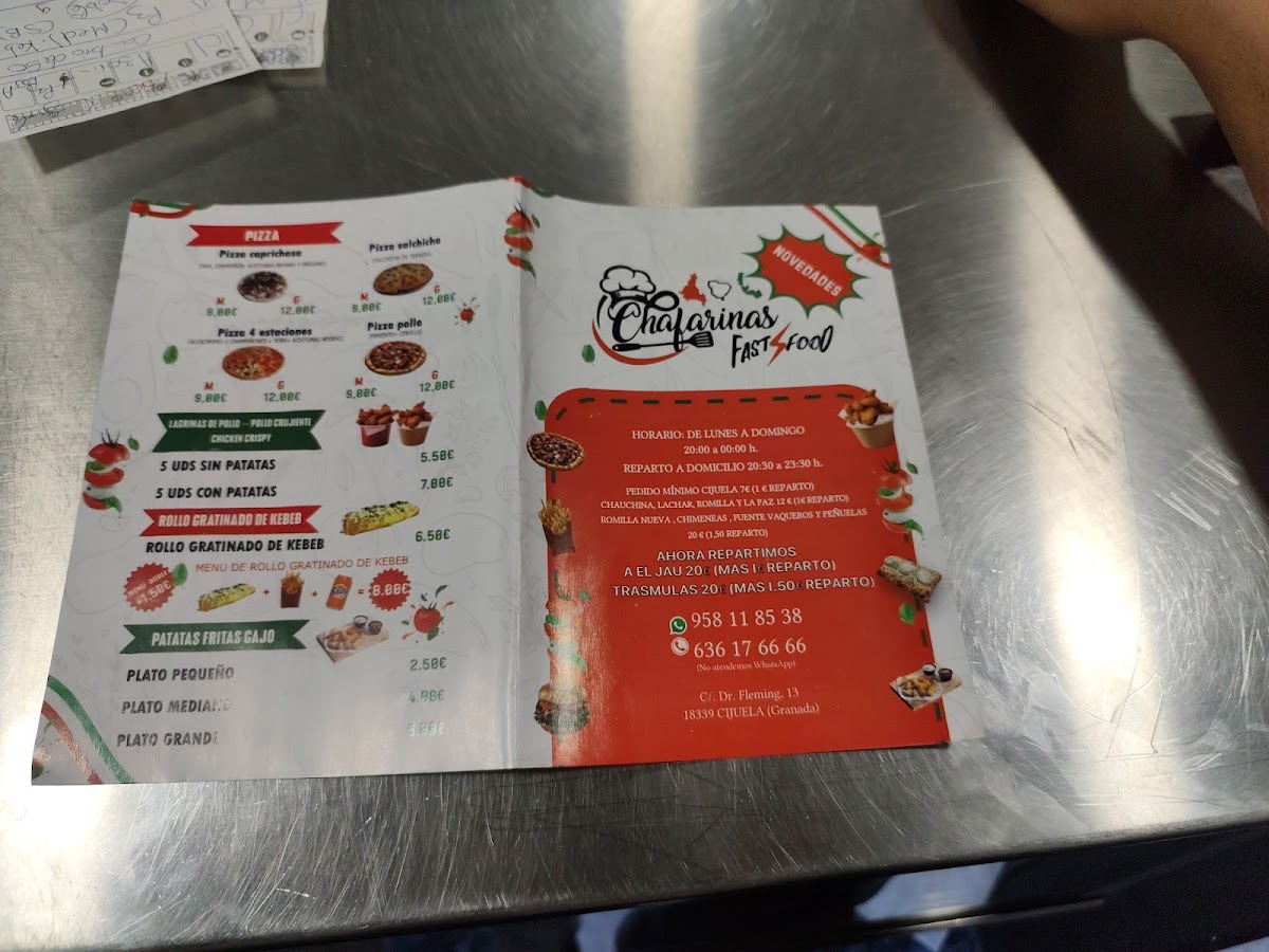 Chafarinas fast food Photo Menu 5