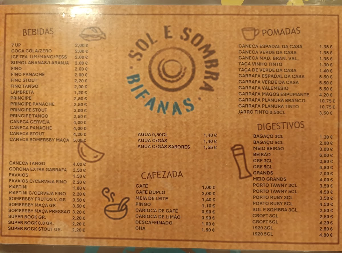 Sol e Sombra Bifanas Photo Menu 6