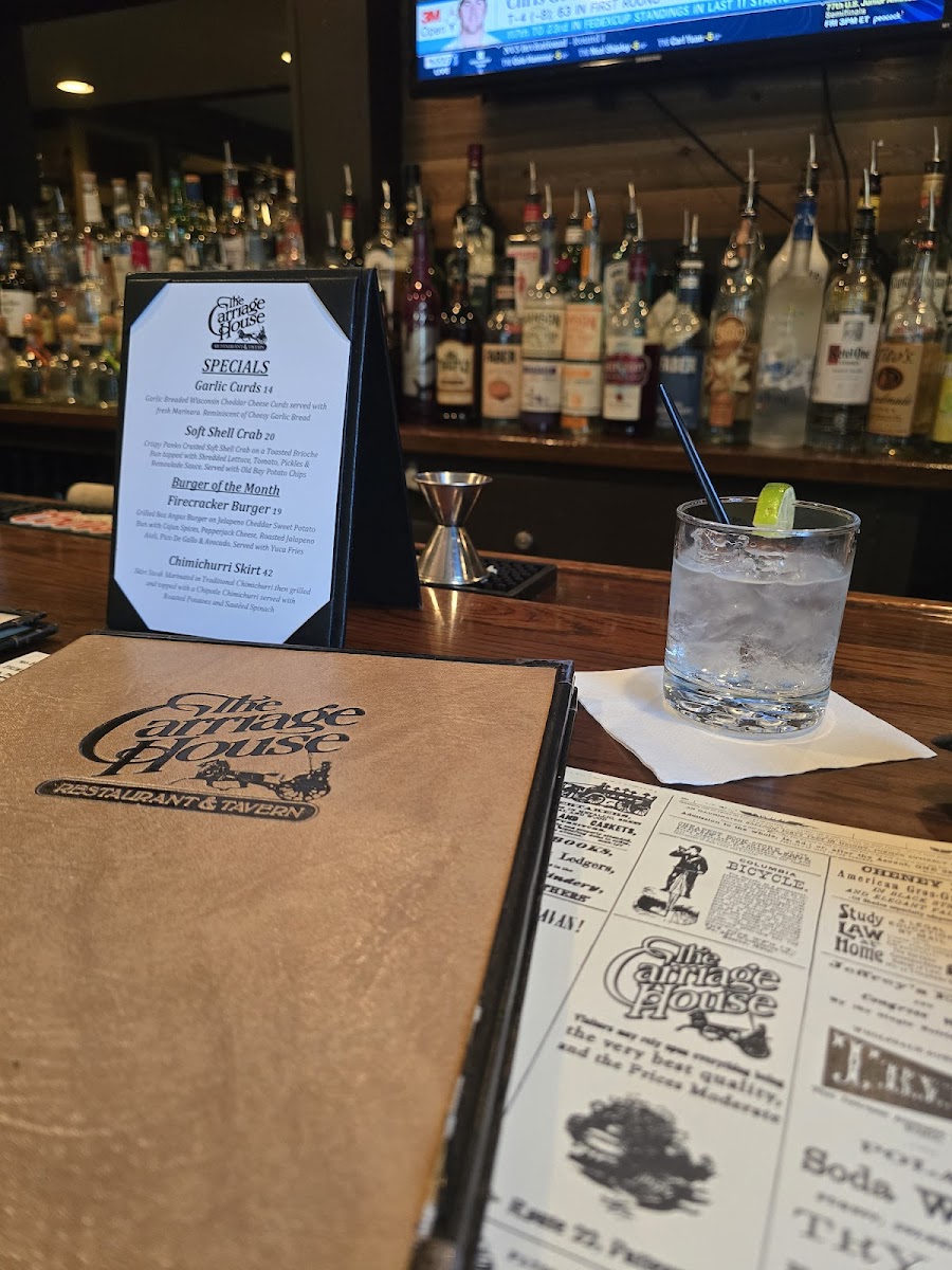 Carriage House Restaurant & Tavern Photo Menu 2