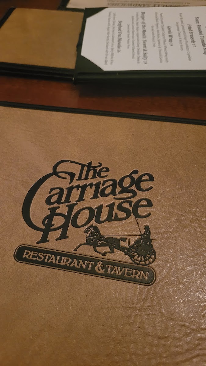 Carriage House Restaurant & Tavern Photo Menu 3