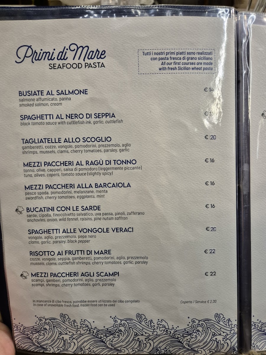 A' Marina Restaurant Photo Menu 1