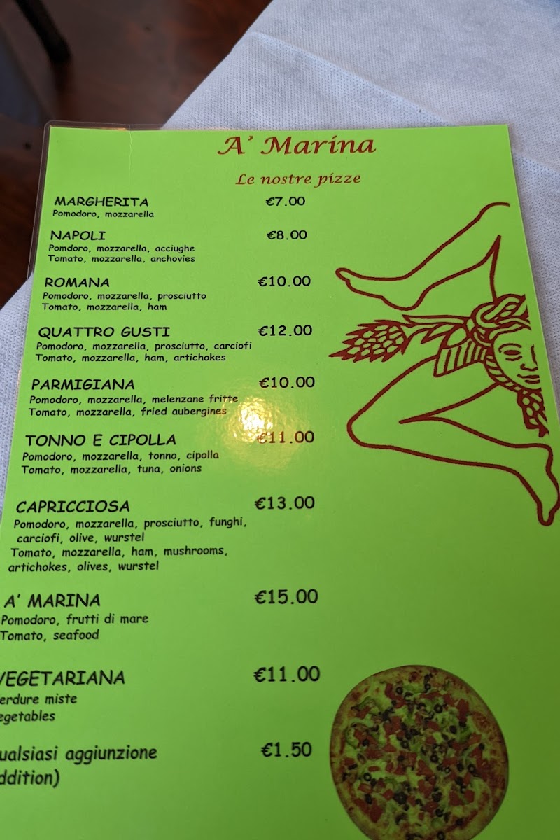 A' Marina Restaurant Photo Menu 10