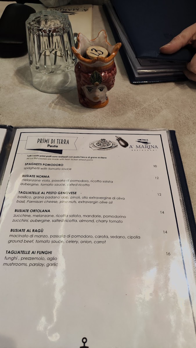 A' Marina Restaurant Photo Menu 4