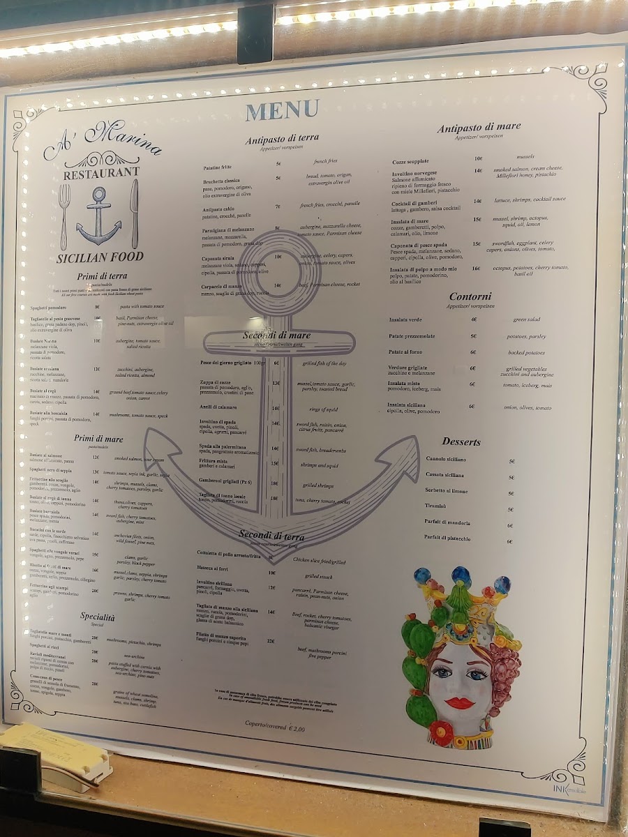 A' Marina Restaurant Photo Menu 7
