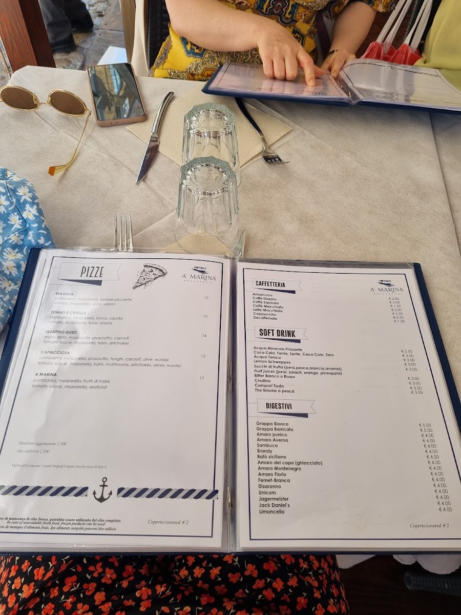 A' Marina Restaurant Photo Menu 9