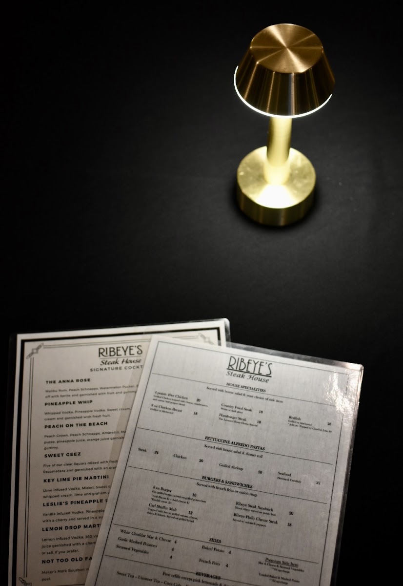 Ribeye's Steak House Photo Menu 8