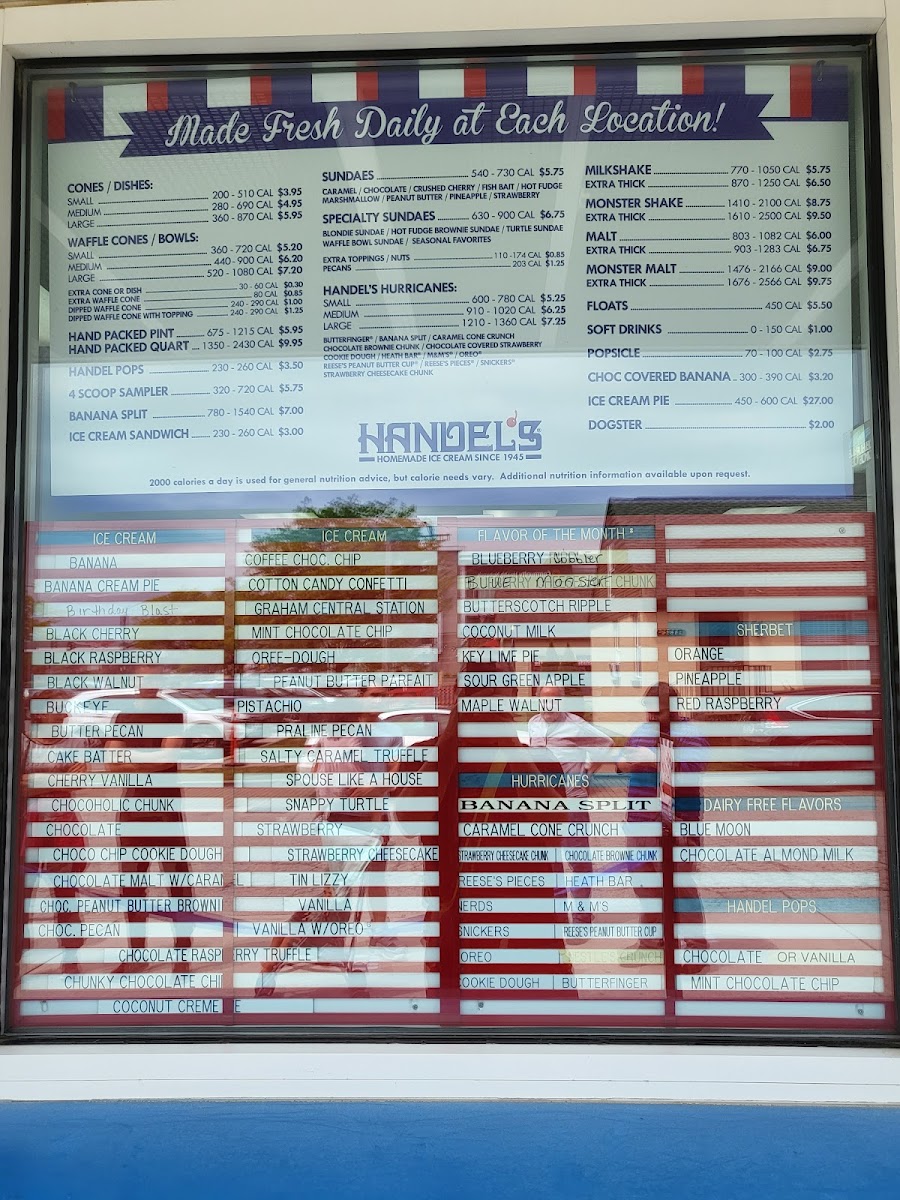 Handel's Homemade Ice Cream Photo Menu 7