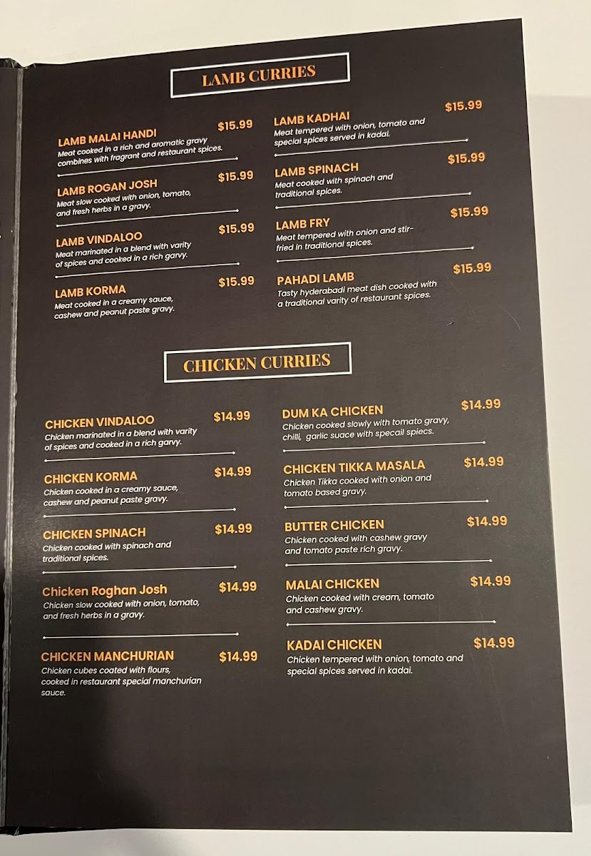 4 Seasons Kitchen Indian Restaurant Photo Menu 9