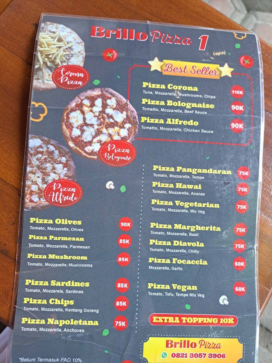Brillo Pizza Photo Menu 4
