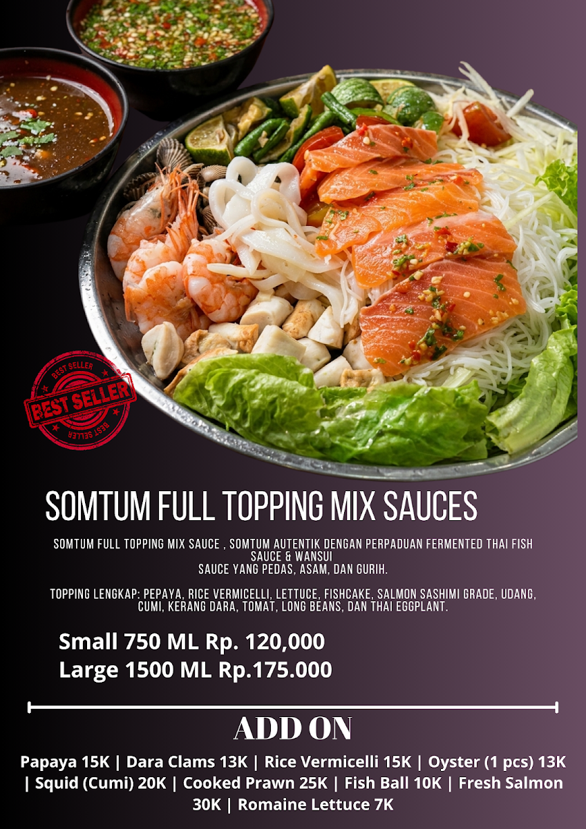 Authentic Thai Street food By Somtum.Bali Photo Menu 1