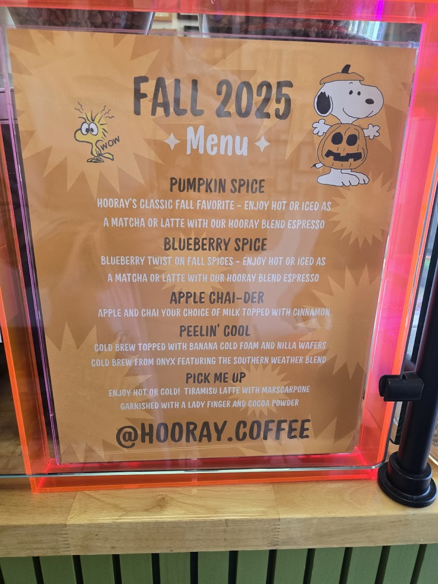 Hooray Coffee Photo Menu 4