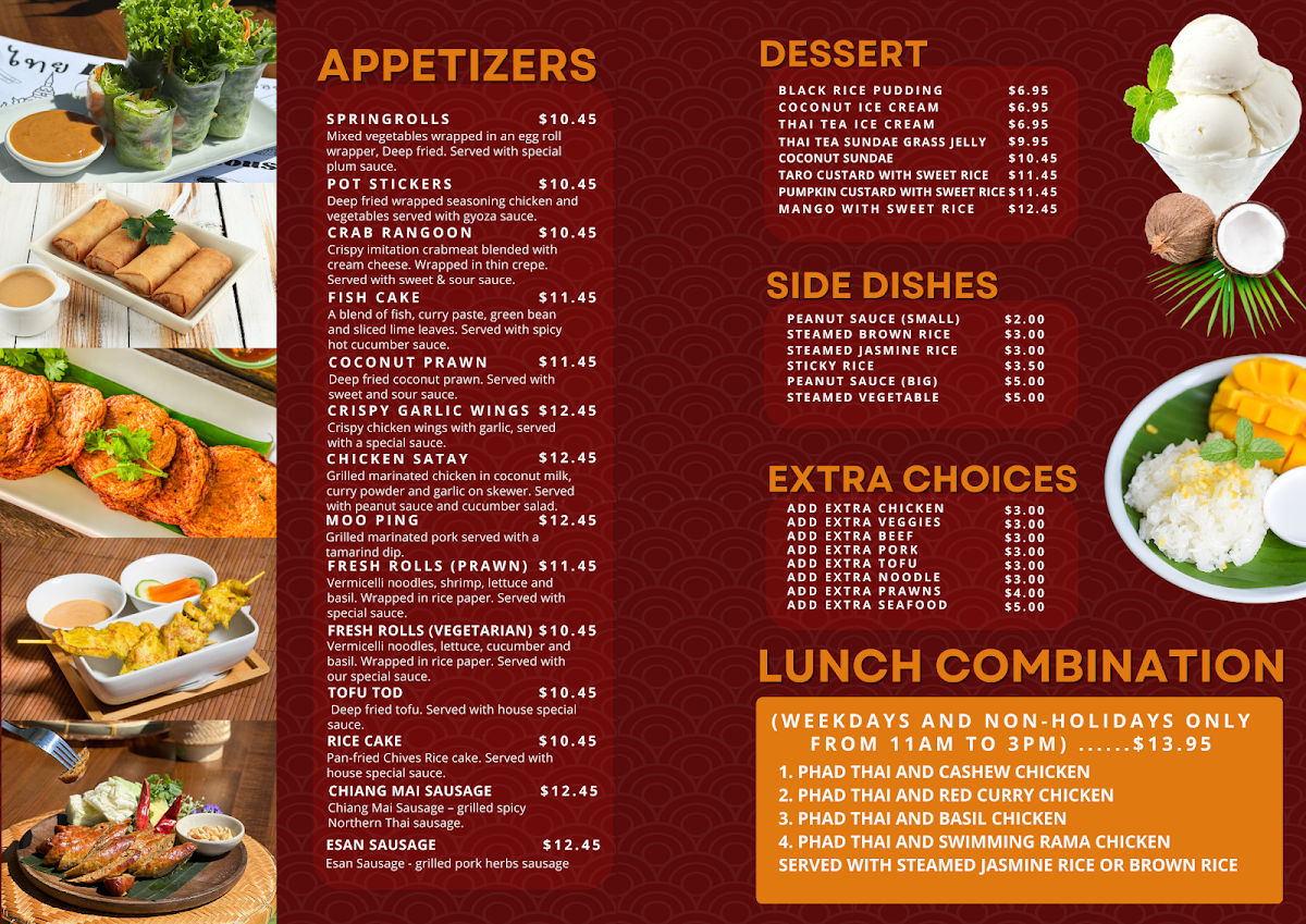 Chada Thai Lynnwood Photo Menu 3