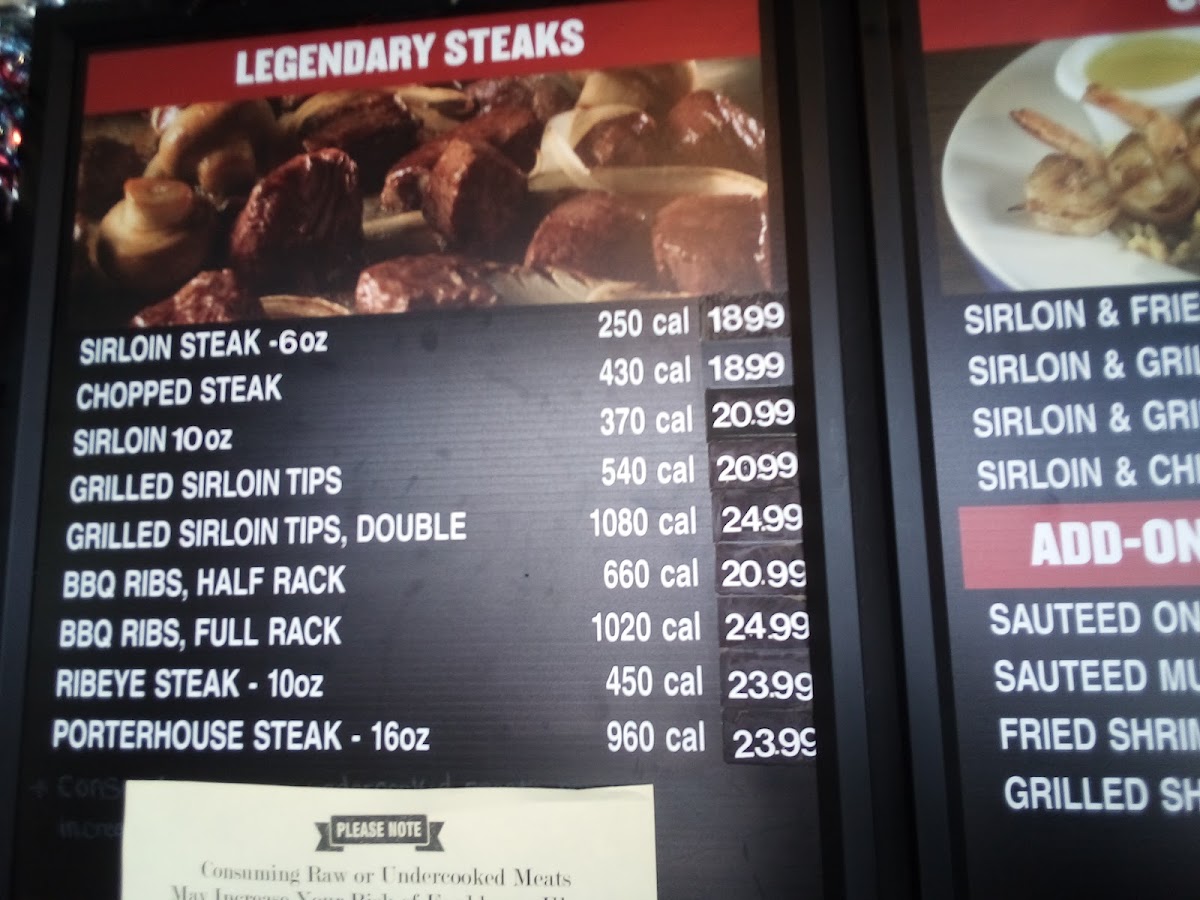 Ponderosa Photo Menu 1