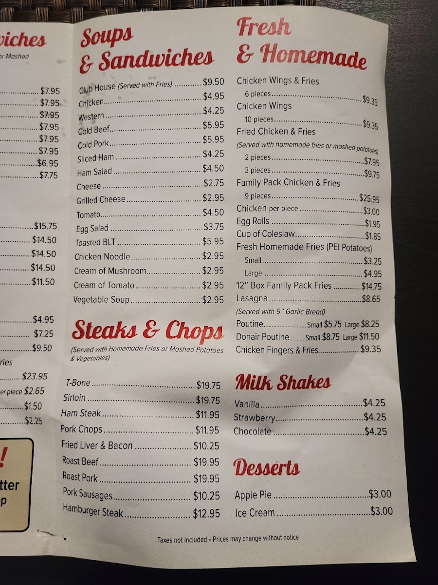 Lakeside Family Restaurant & Pizza Photo Menu 4