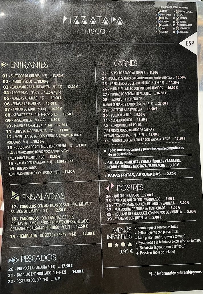 PizzaTapa Photo Menu 7
