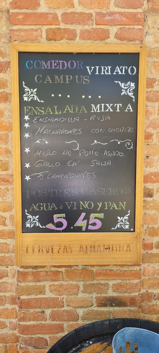 Cafetería Campus Viriato Photo Menu 1