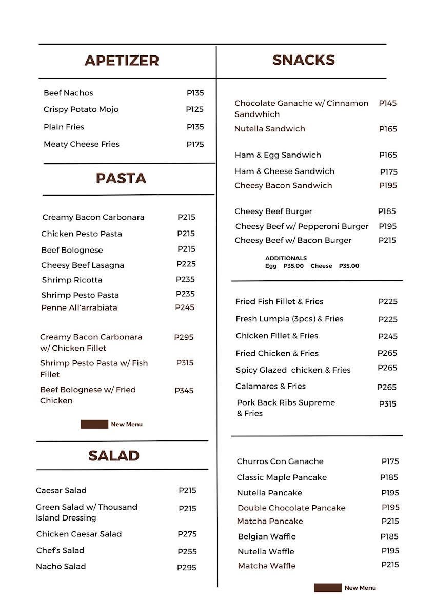 Sestra Café Photo Menu 3
