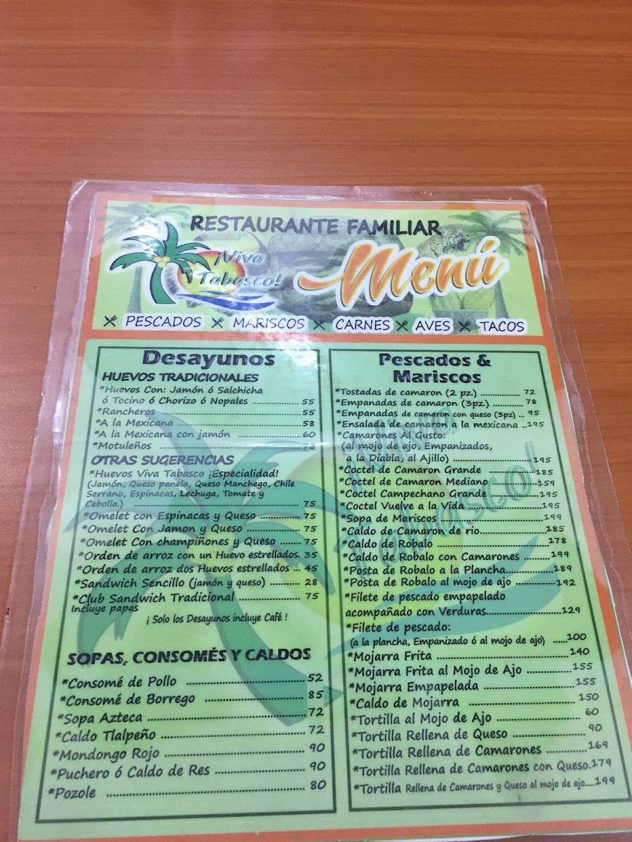 Restaurant Familiar: Viva Tabasco! Photo Menu 10