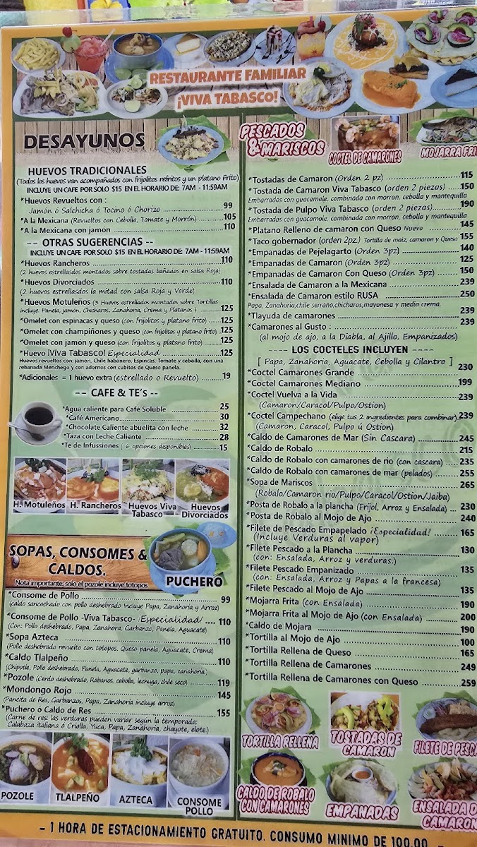 Restaurant Familiar: Viva Tabasco! Photo Menu 6