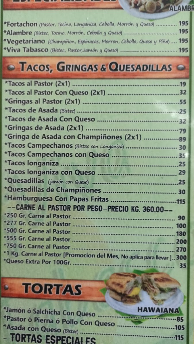 Restaurant Familiar: Viva Tabasco! Photo Menu 9