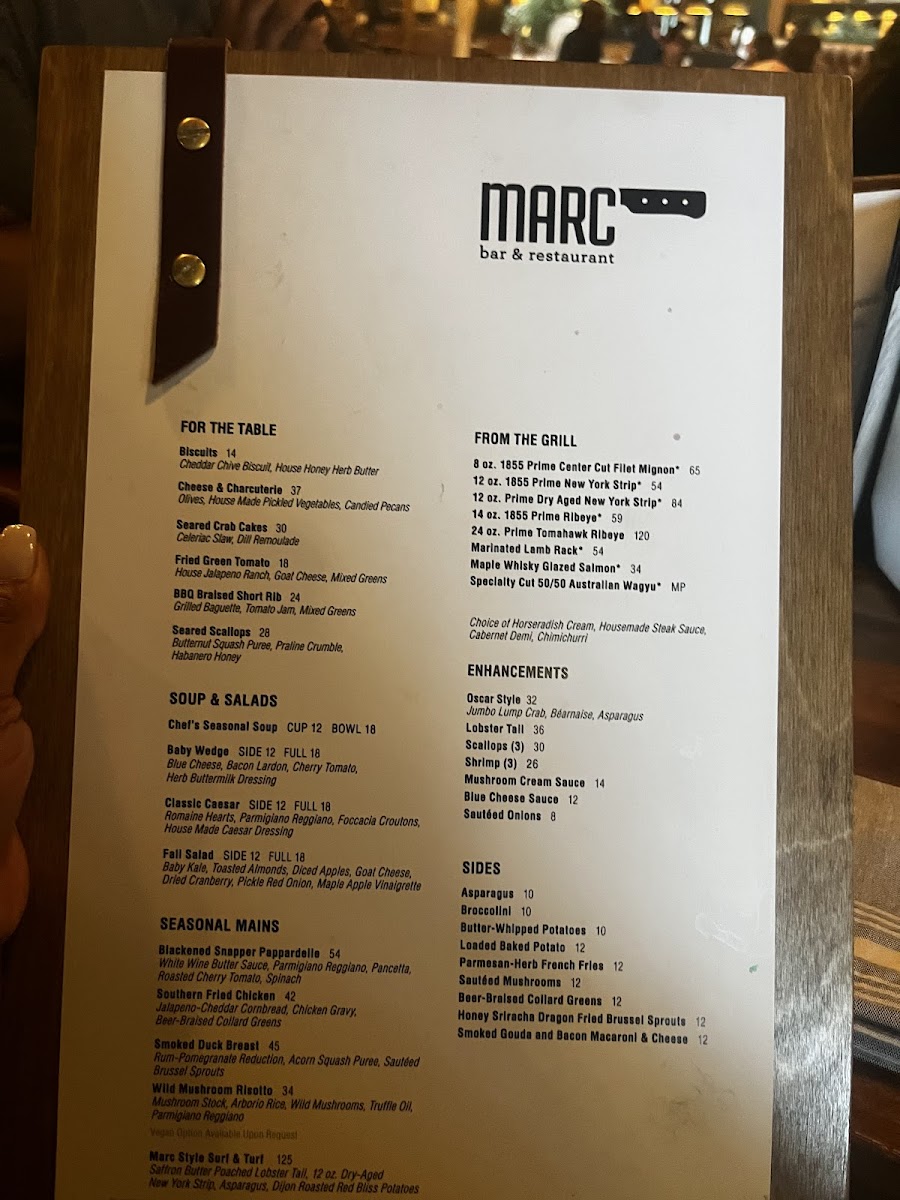 Marc Bar & Restaurant Photo Menu 7
