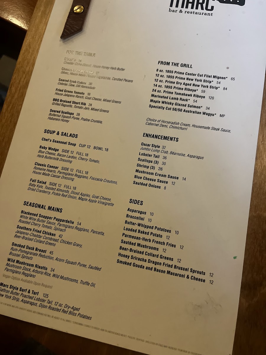 Marc Bar & Restaurant Photo Menu 9