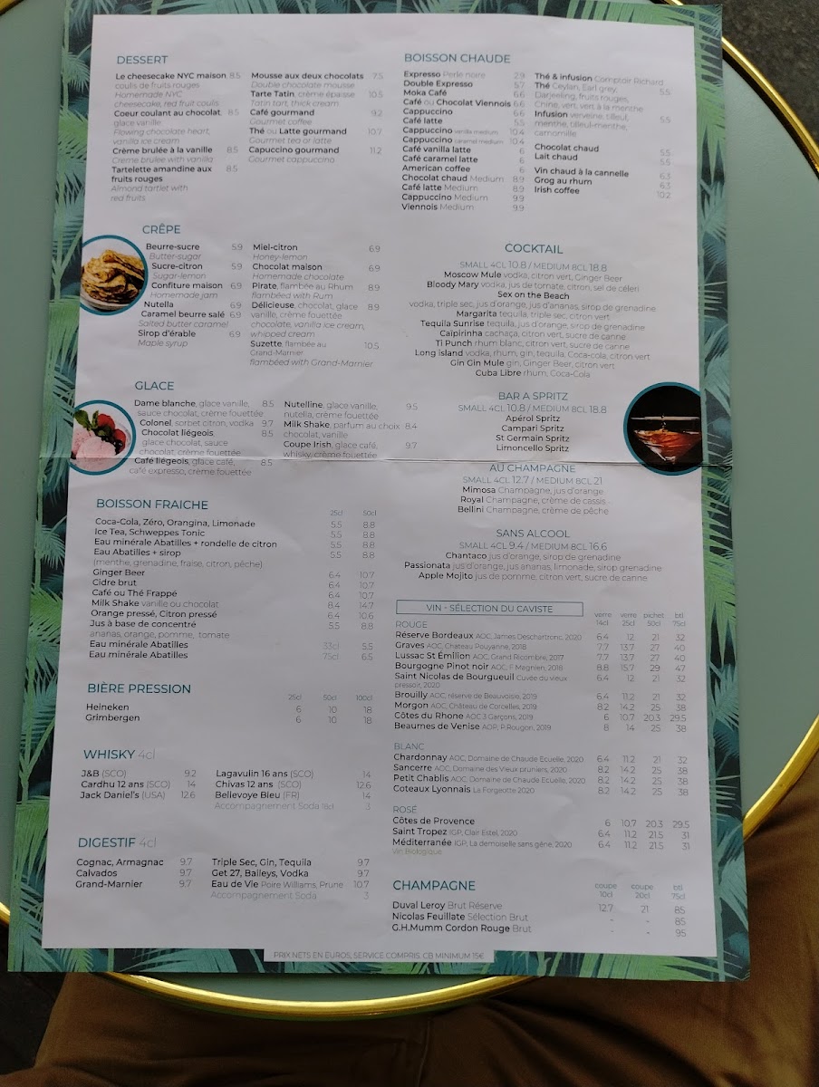Café d’Orsay Photo Menu 10