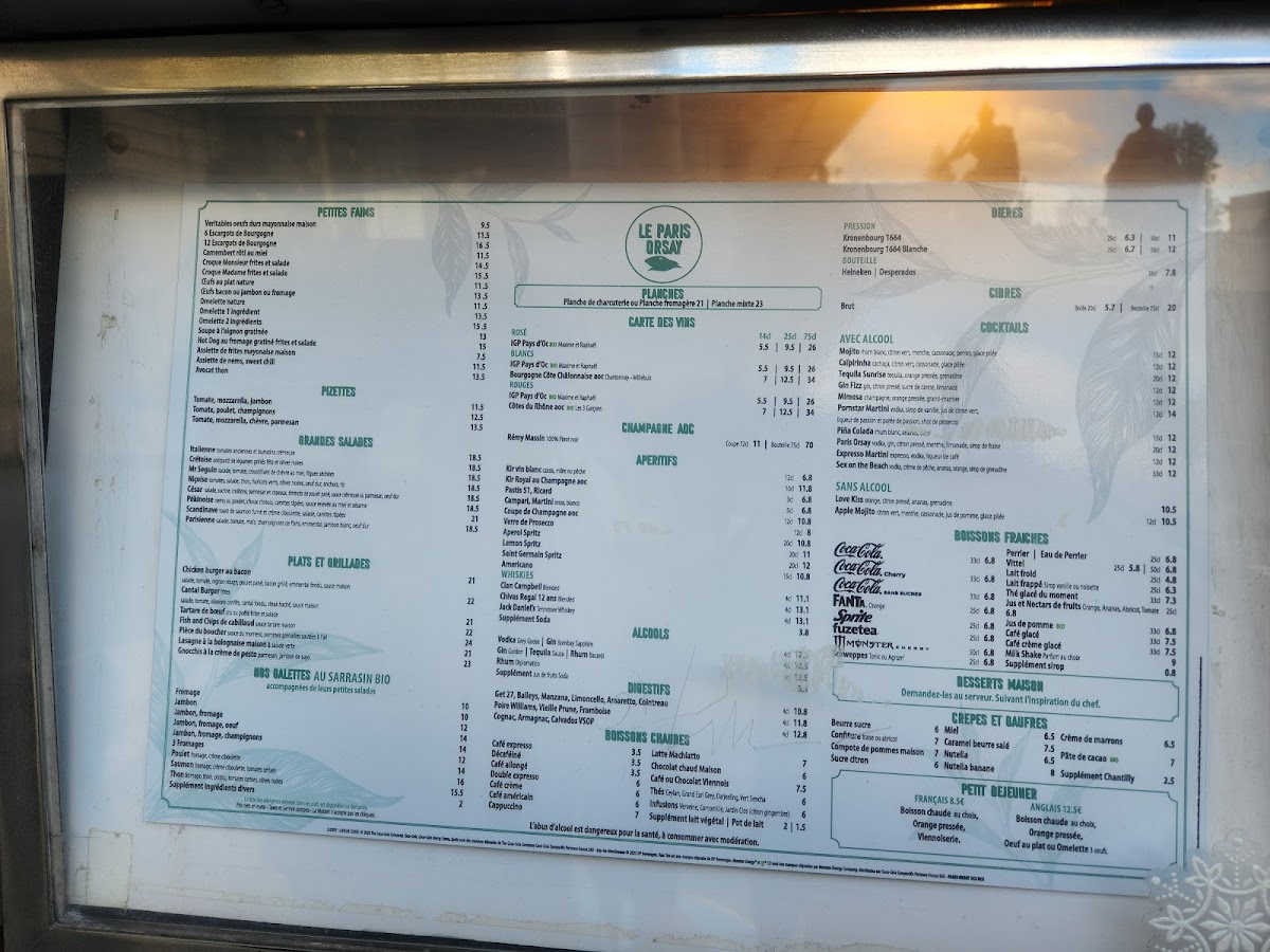 Café d’Orsay Photo Menu 3