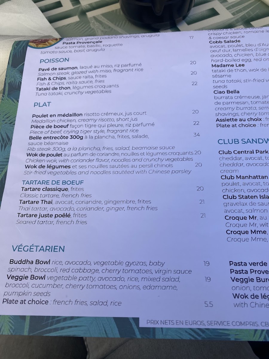 Café d’Orsay Photo Menu 6