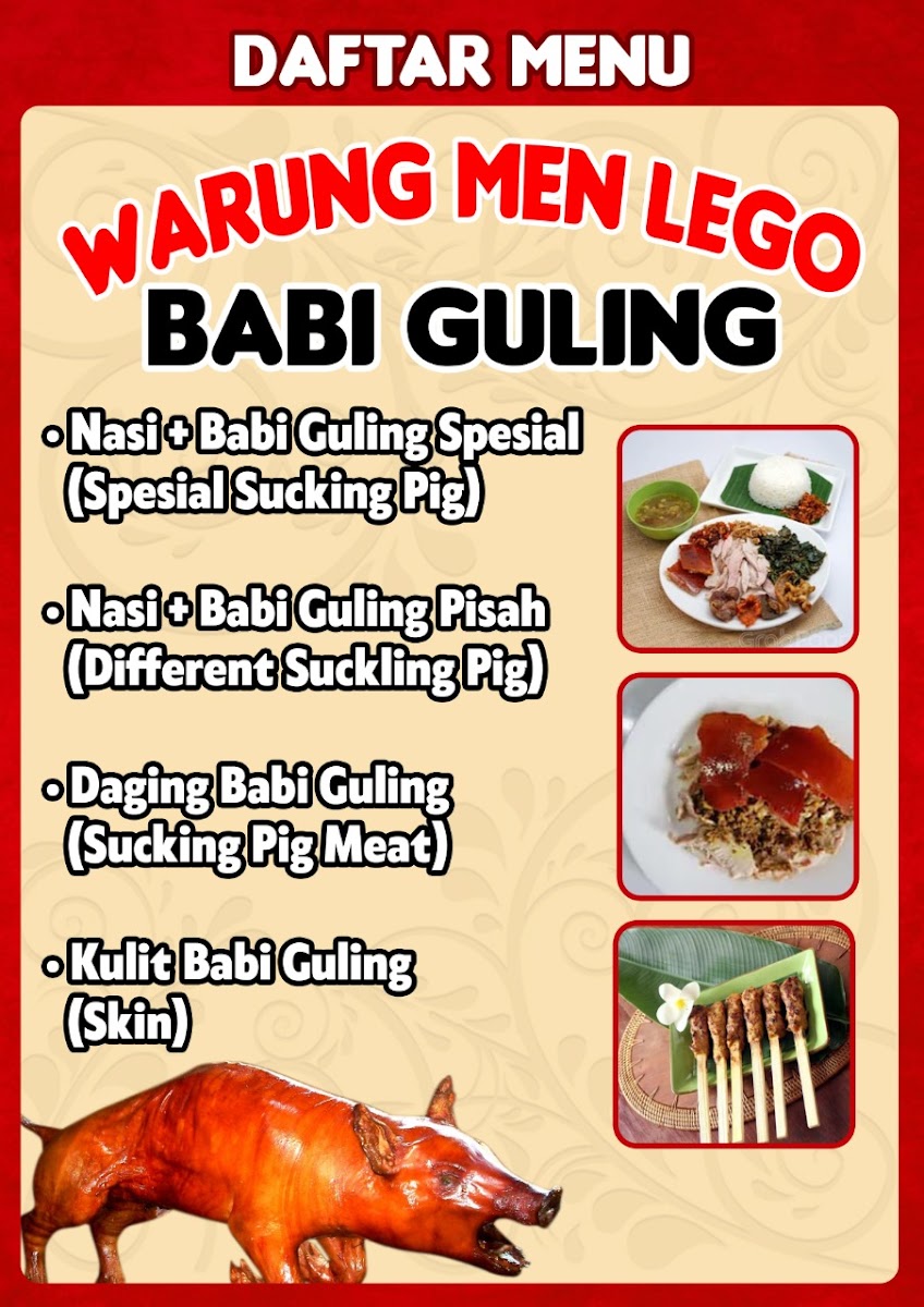 warung babi guling men lego Photo Menu 1