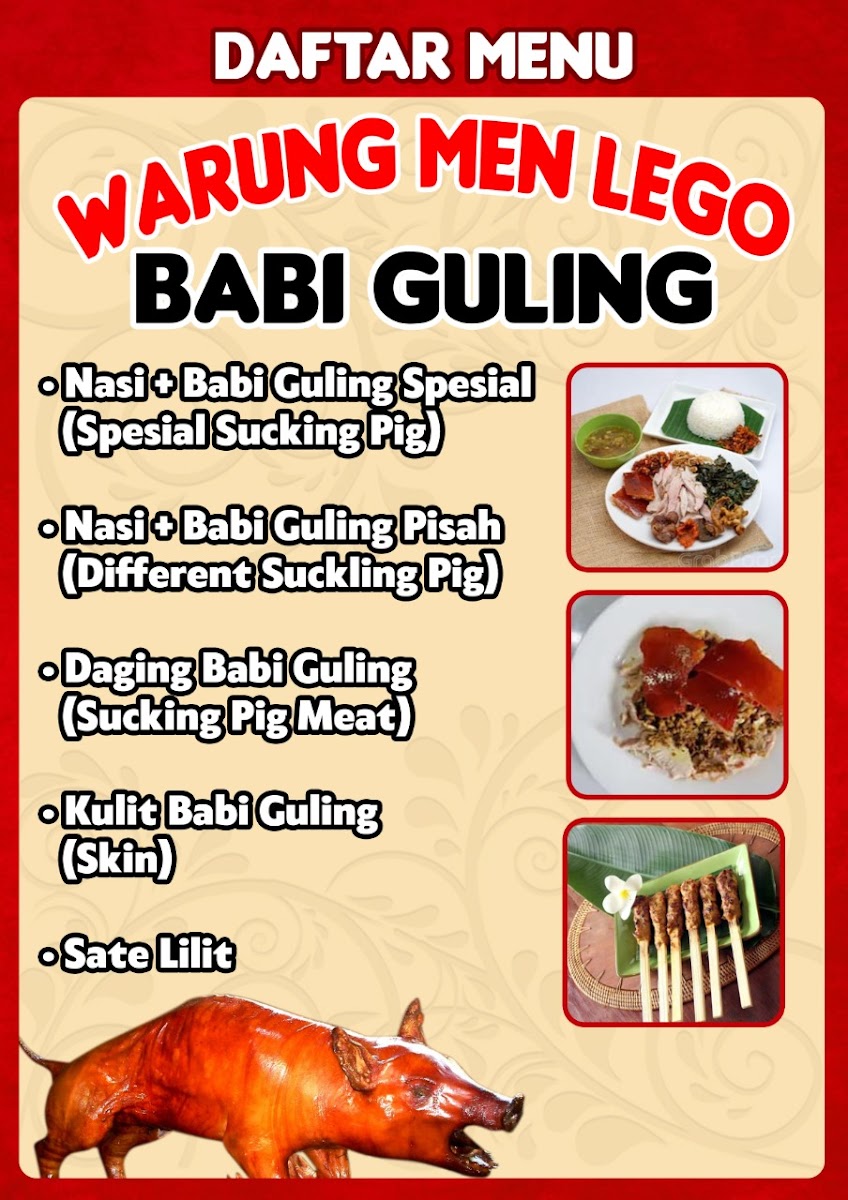 warung babi guling men lego Photo Menu 2