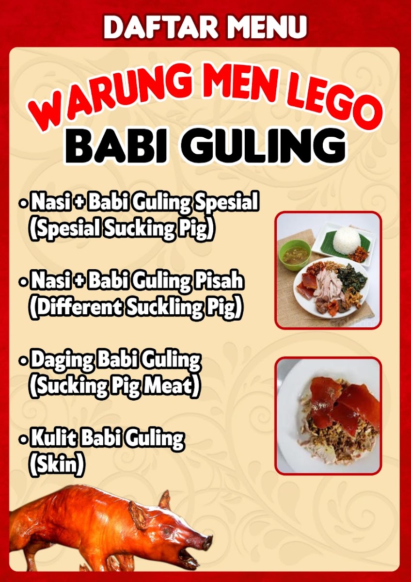 warung babi guling men lego Photo Menu 3