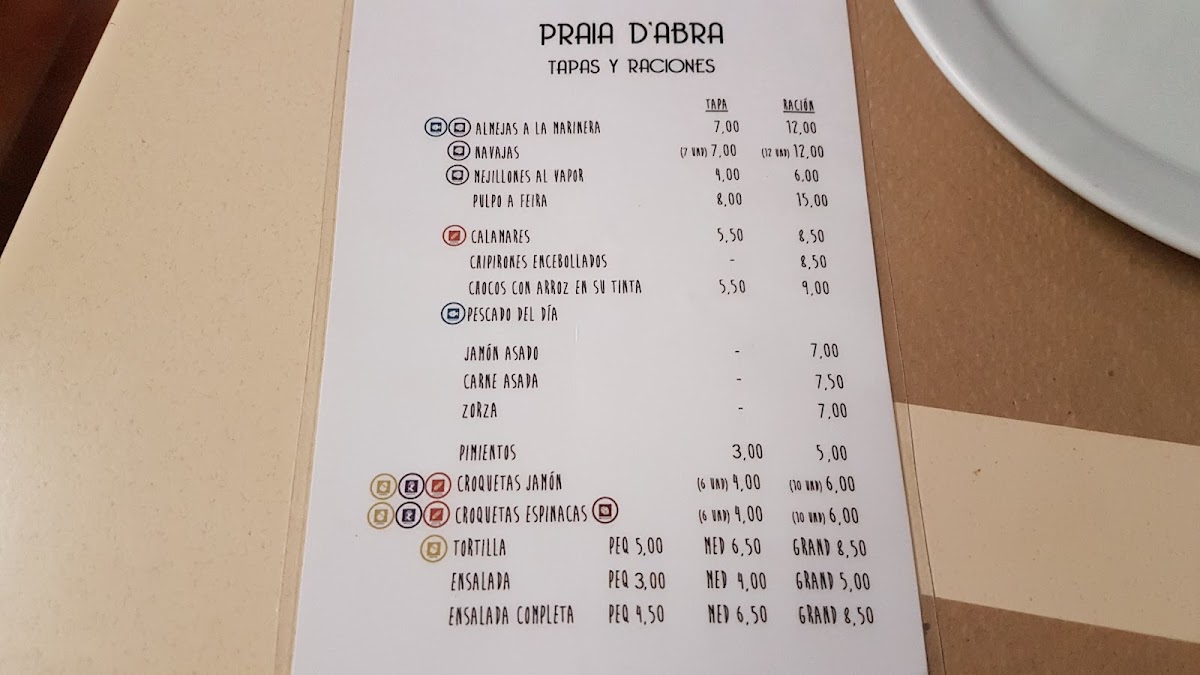 Restaurante Playa De Abra Photo Menu 10