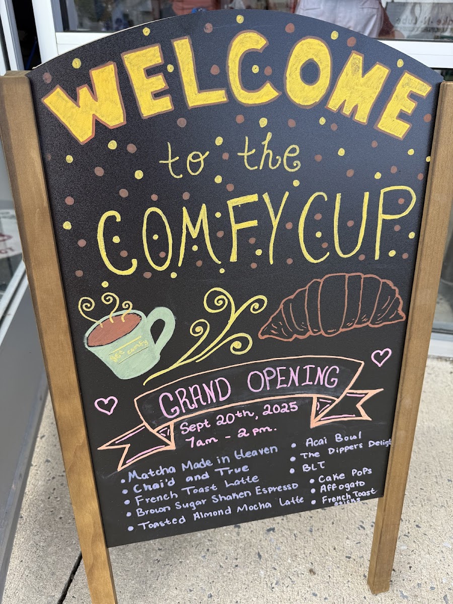The Comfy Cup Photo Menu 4