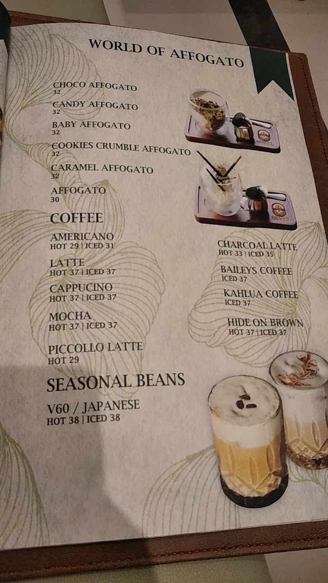 Hideout Coffee and Kitchen Photo Menu 5