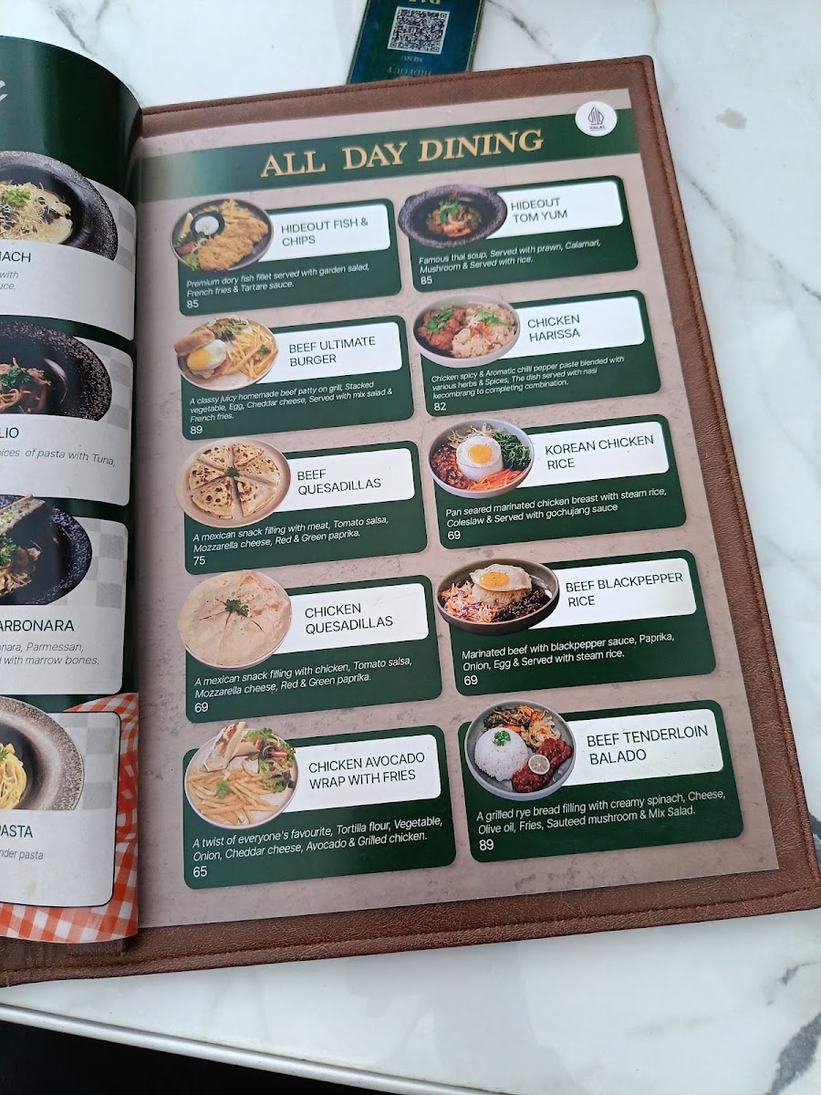 Hideout Coffee and Kitchen Photo Menu 8
