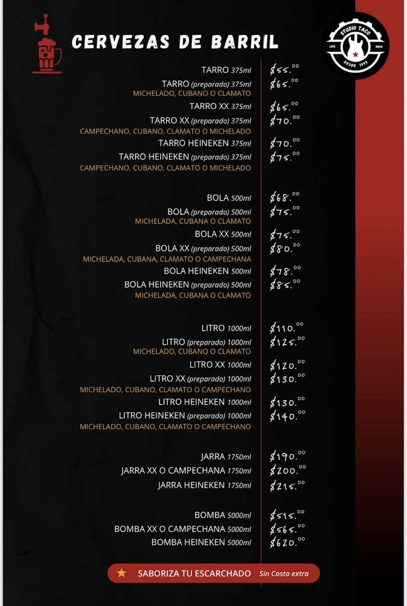 Studio Taco Photo Menu 4