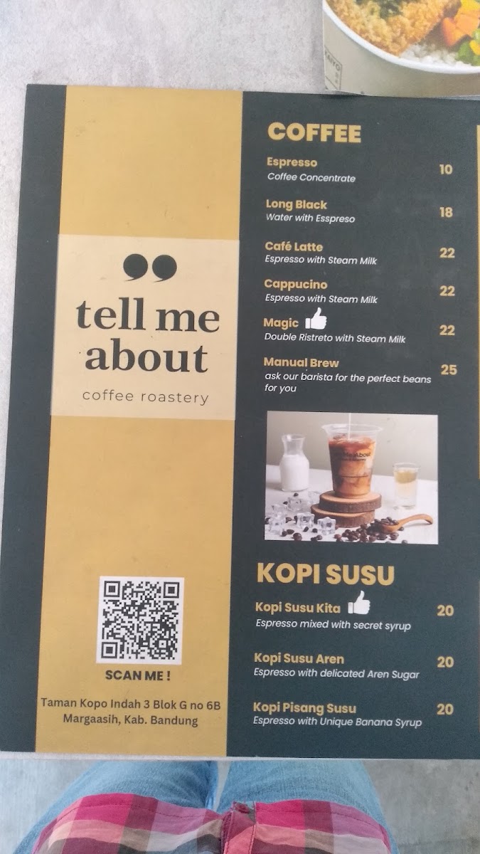 Tell Me About Coffee & Roastery Photo Menu 5