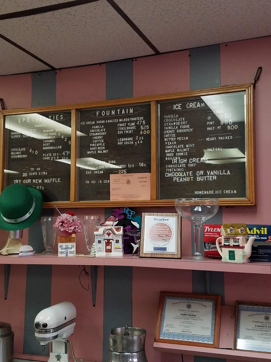 Hicksville Sweet Shop Photo Menu 4